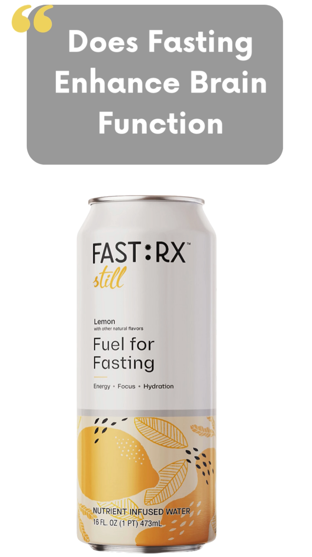 Fasting and Brain Fog – FAST:RX